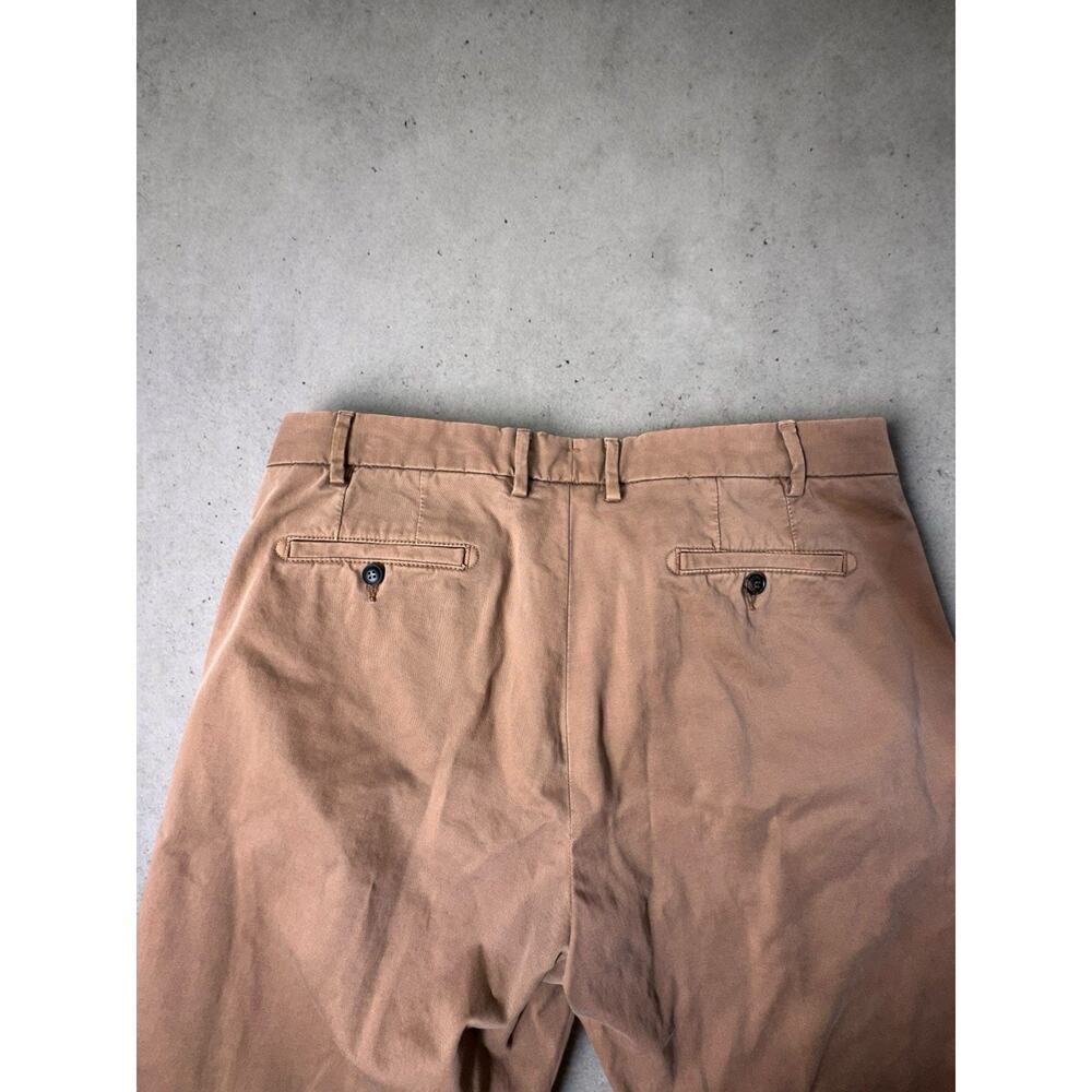 Peter Millar Collection Mens Chino Pants 36 Khaki Stretch Flat Front Casual - Picture 4 of 11